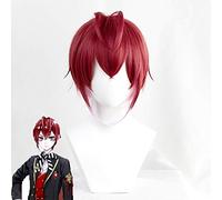 Twisted Wonderland Wig Riddle Rosehearts Cosplay Wig Red Queen Hair Purple Alice Synthetic Halloween Unisex Role Play Wigs