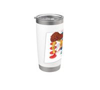 Twister Box Art Vaso térmico de acero inoxidable de doble pared