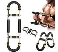 Twister - Entrenador de brazo, fortalecedor de antebrazo ajustable de 70 a 110 libras, expansor muscular de pecho para hombres, entrenador maestro de muslo, equipo de fitness de fuerza corporal