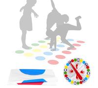 Twister Game - Twister Juego Infantil para Niños De 6 Años En Adelante - Twister Junior para 2 Jugadores En Adelante - Juego Interactivo Divertido para La Familia