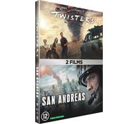 Twisters + san andreas (DVD) Lee Isaac Chung Glen Powell (Importación USA)