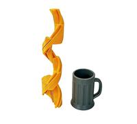 Twisting Mini Wine Glass Stress Relieving Toy Fidget Toys for Adults - Expandaable Twisting Stress Gadget,Sensorry Fidgets with Mug Design - for Claassroom School Break Car Outdoor Travel Party