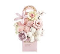 Twisting Pipe Cleaner Kit, Floral Craft Sticks, Flower Making Set with Flexible Design, Bouquet Art Supplies with Style, Bendable Craft Stems with Bright Colors, School Home Wedding Mothers Day