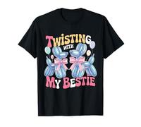 Twisting with My Bestie Balloon Artist Globo Animal Camiseta