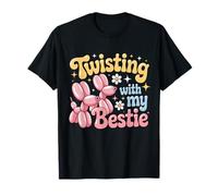 Twisting with My Bestie Globo Animal Balloon Artist Camiseta