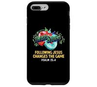 Twists convierte VBS Siguiendo a Jesús cambia el juego Salmo 25 4 Carcasa para iPhone 7 Plus/8 Plus