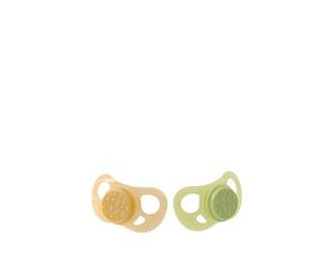 Twistshake 2x Chupete de ortodoncia, chupete para bebés, sin BPA, BPF, BPS, 6+ meses, verde cactus y beige caramelo