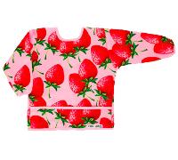 Twistshake Babero Manga Larga Fresas