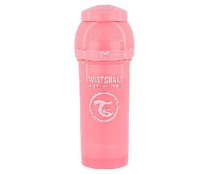 Twistshake Biberón Anticólico Rosa Pastel +2m 260ml