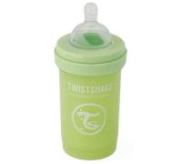 Twistshake Biberón Anticólico Verde Cactus 180 ml