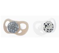 Twistshake Chupete Silicona Blanco +6m 2 uds