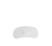 Twistshake Click Mat Base de Silicona Antideslizante para bebés, 38 x 25 cm, Libre de BPA, Blanco D2C