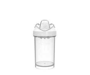 TWISTSHAKE Crawler Cup, Taza de aprendizaje para bebé, sin BPA, 300 ml, 8+ meses, Blanco
