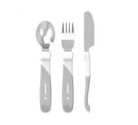 Twistshake Cubiertos 12 Meses Blanco Set