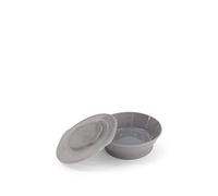 TWISTSHAKE Cuenco con Tapa Alimentación para Bebés de PP y Silicona, Bol sellado, Tazón para Bebé Plato, Vajilla, Sin BPA, 6+ Meses, Gris pastel