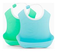 Twist shake pastel Babero para niños l azul