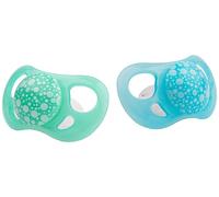 TWISTSHAKE Pack De 2 Chupetes Para Bebés Ortodónticos De Silicona, Recién Nacidos De 0 A 6 Meses, Sin Bpa, color Pastel Baby Blue/mint Green, 100 g - Pack de 2
