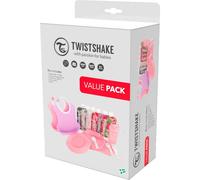Twistshake Pack Tableware Bundle Baberos Color Rosa