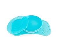 Twistshake Set Click-Mat Mini Azul + Plato