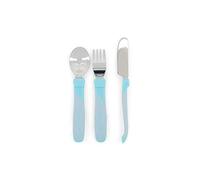 Twistshake Set de Cubiertos 12 Meses Azul