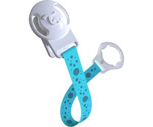 TwistShake Sujetachupetes Pastel Lunares Azul 1ud