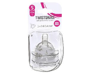 Twistshake Tetina Anticólico Flow S 0m+ Pack de 2