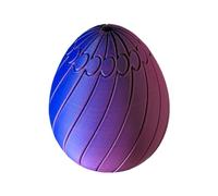 Twisty Egg - 2.76 Inches 3D Printing Material, Twisty Fidget Egg | Easter Basket Stuffers, Stress Relief Toy For Boys Girls Adults Students, Travelers Home Office and Classroom Use