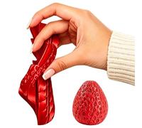 Twisty Fidget Strawberry - Girador Flexible Impreso en 3D Rotatorio,Sensory Strawberry Fidget Toy | para Adultos Adolescentes Familia Regalos Premios Clase Oficina Estudio