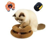 Twisty Paws - Juguete para gatos, rascador para gatos retorcidos, protege tus muebles de la destrucción, mantén a tu gato cautivado (1 unidad-C)