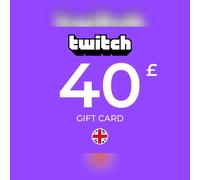 Twitch Gift Card 40 GBP Key - UNITED KINGDOM
