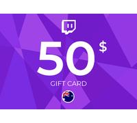 Twitch Gift Card 50 AUD Key - AUSTRALIA