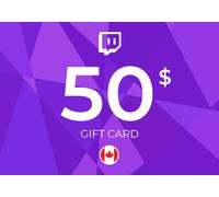 Twitch Gift Card 50 CAD Key - CANADA