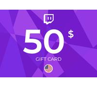Twitch Gift Card 50 USD Key - UNITED STATES