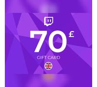 Twitch Gift Card 70 GBP Key - UNITED KINGDOM