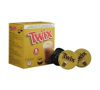 Twix Pods bebida en polvo, bebida de cacao, bebida de chocolate, barra Twix, compatible con Dolce Gusto, cápsulas de café, 8 cápsulas