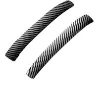 Twixral Embellecedor de botones para volante coche para Smart Two 451 modificación exterior del decoración(Handle-carbon)