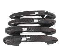 Twixral Manija de puerta exterior coche para Benz Clase S W222 2014-2020, accesorios fibra carbono real