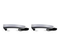 Twixral Manija exterior de puerta para VW para Touareg 2011-2017 V6 Híbrido 7P6837206G 7P6837206D 2X