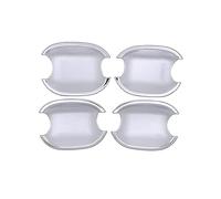 Twixral Manijas de puertas exteriores de automóviles Cubierta de manija puerta ABS para Peugeot 207 207SW SW CC 2006-2014(Bowl 4 door)