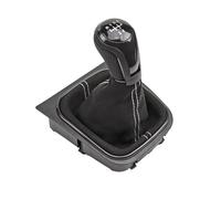 Twixral perilla de cambio de marchas de coche Para Golf 5 MK5 6 MK6 Car Para Speed Gear Shift Knob con funda para Jetta MK3 para SCIROCCO(5-speed)