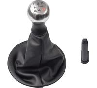 Twixral pomo de la palanca de cambios del coche Pomo de cambio marchas para Citroën, para Berlingo II, para Peugeot para Partner(5R-Red-Set)