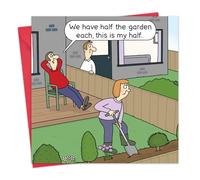 Twizler Divertida tarjeta de jardinería para él o ella, divertida tarjeta de cumpleaños para hombres, mujeres o jardineros, feliz cumpleaños, aniversario, jubilación