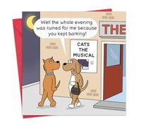 Twizler Divertida tarjeta de perro para hombres o mujeres, tarjeta de cumpleaños humorística para él o ella, feliz cumpleaños, aniversario