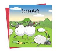 Twizler - Tarjeta de felicitación para el día de la madre, diseño de oveja en blanco, tarjeta de felicitación de cumpleaños, tarjeta de felicitación para el día de la madre