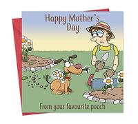 Twizler - Tarjeta divertida para el Día de la Madre del Perro - Tarjeta divertida para el Día de la Madre - Regalo para el Día de la Madre - Tarjeta divertida para el Día de la Madre