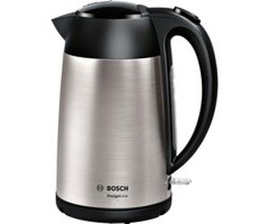TWK3P420 tetera eléctrica 1,7 L 2400 W Negro, Acero inoxidable, Hervidor de agua acero fino/Negro, 1,7 L, 2400 W, Negro, Acero inoxidable, Acero inoxidable, Indicador de nivel de agua, Protección cont