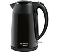 TWK3P423 tetera eléctrica 1,7 L 2400 W Negro, Hervidor de agua negro, 1,7 L, 2400 W, Negro, Acero inoxidable, Indicador de nivel de agua, Sin cables