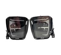 TWMEU Faros Delantero Para Dodge Para Ram 1500 2013-2018 Accesorios De Coche 2 Uds Luces LED Antiniebla Negras Lámparas Auxiliares Con DRL Blanco 6000K(2PCS Black)