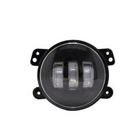 TWMEU Luz Antiniebla Parachoques Delantero Para Jeep Para Wrangler JK TJ LJ 60W Luces Antiniebla LED 4 Pulgadas Con Anillo Halo Blanco DRL Lámpara Señal Giro Ámbar(B 1pcs)