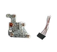TWMEU Luz Trasera Circuito Para Benz W204 Clase C 2007-2010 A2048201500 A2048201600 Placa Circuito Toma Luz Trasera Izquierda Derecha Bombillas Cableado Placa Circuito Luz Trasera(Left With Wiring)